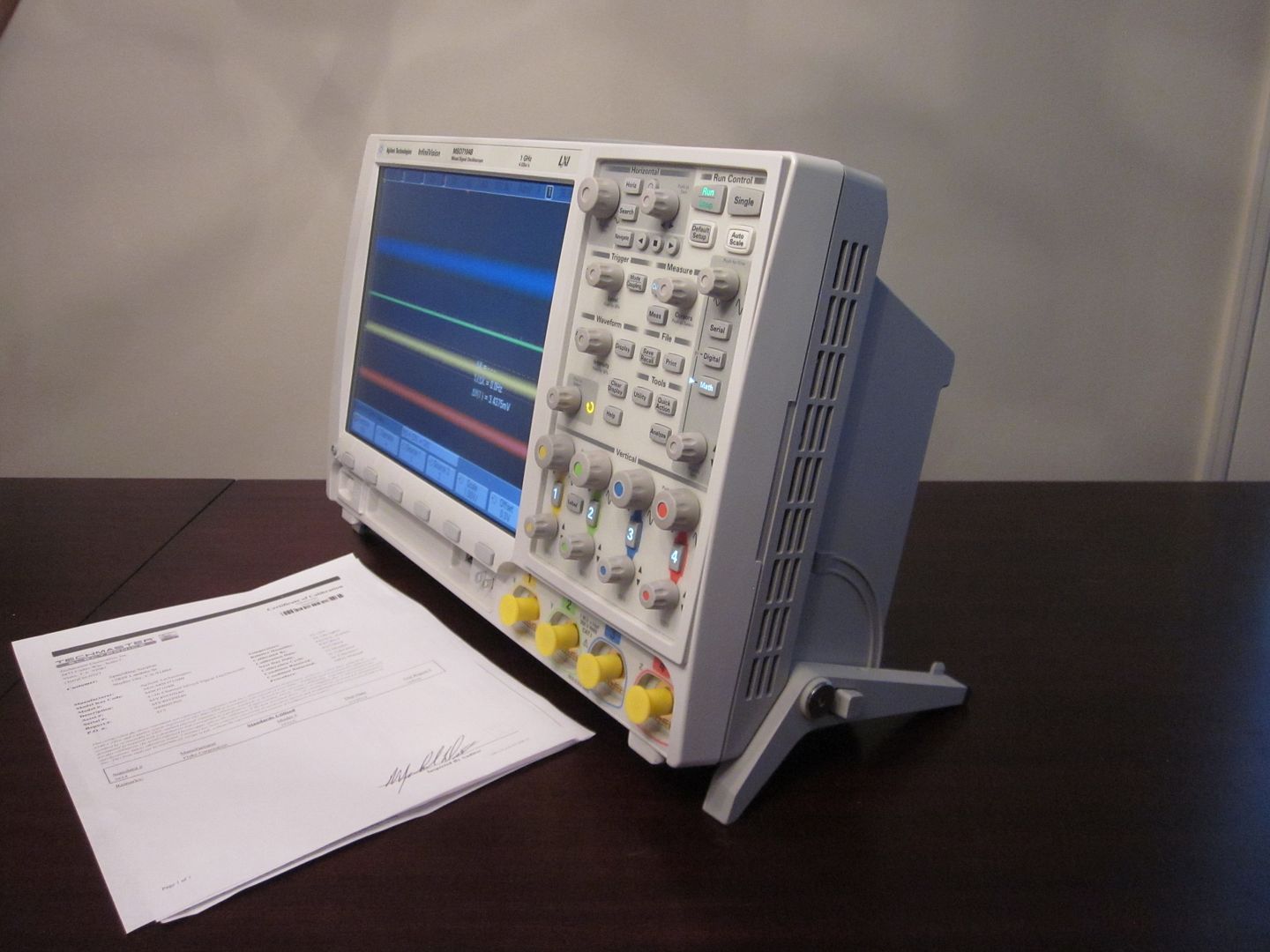 Agilent HP MSO7104B 1 GHz, 4 Channel Digital / Analog Mixed Signal ...